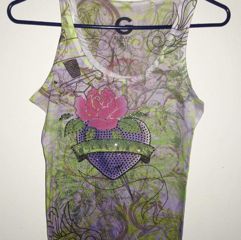 G by Guess tank top size small